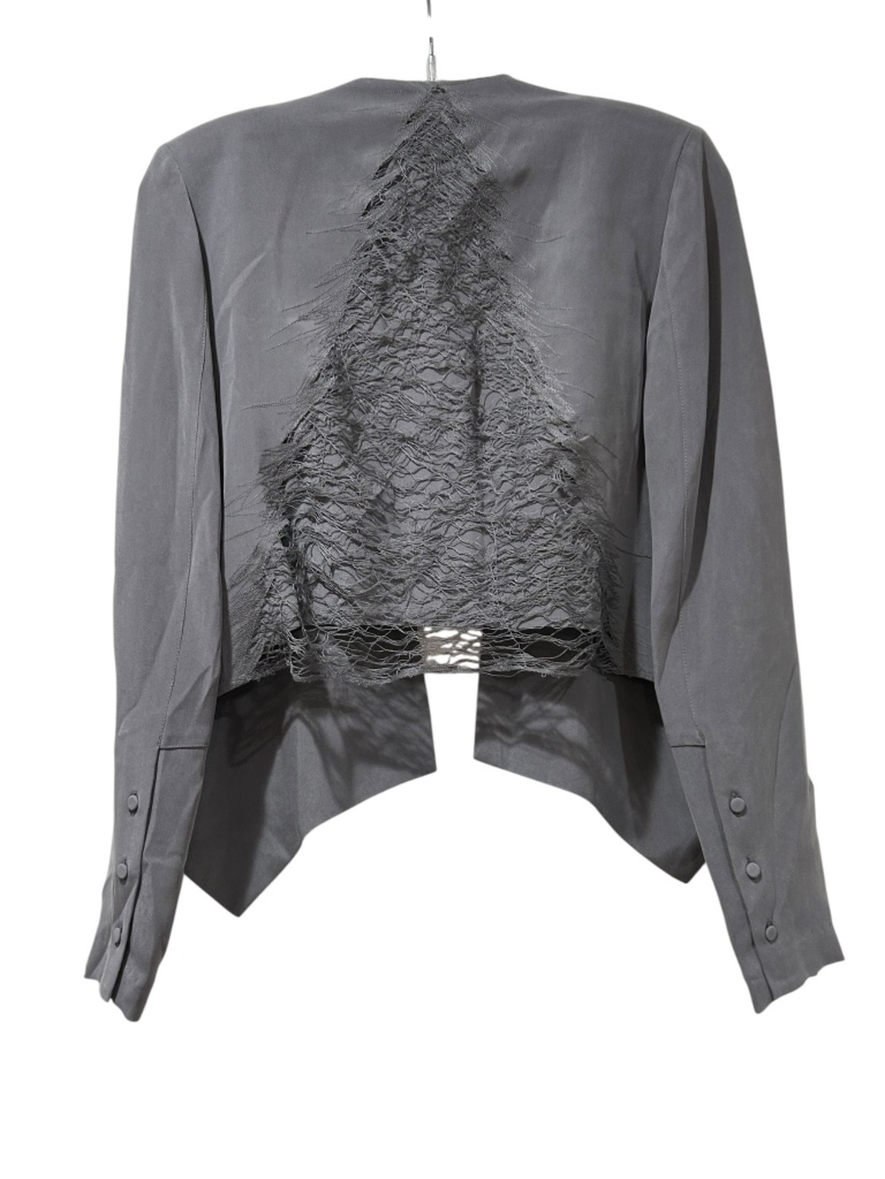 Madison Marcus Silk Blazer Blouse Cover Up top Women's Size XS - Picture 4 of 4